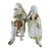 Rare Antique 1879–1886 Unger Schneider & Cie Gräfenthal Hand-Painted Porcelain Figurines – Pair For Sale