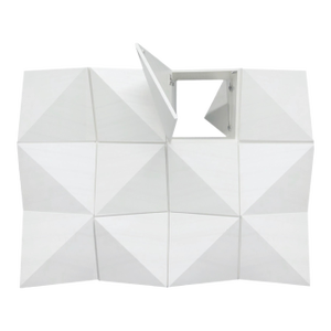 Reflex Angelo Origami Modular Storage System, White, Double Sided, Italy