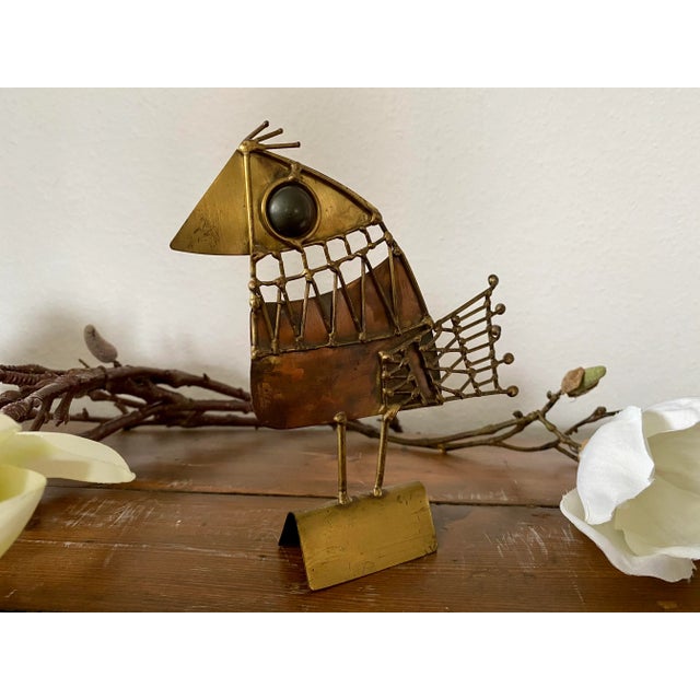 Mid-Century Modern Brutalist Bird Sculpture by Jarc, France, 1970s For Sale - Image 3 of 12