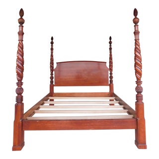 Harden Cherry King Size Poster Bed For Sale