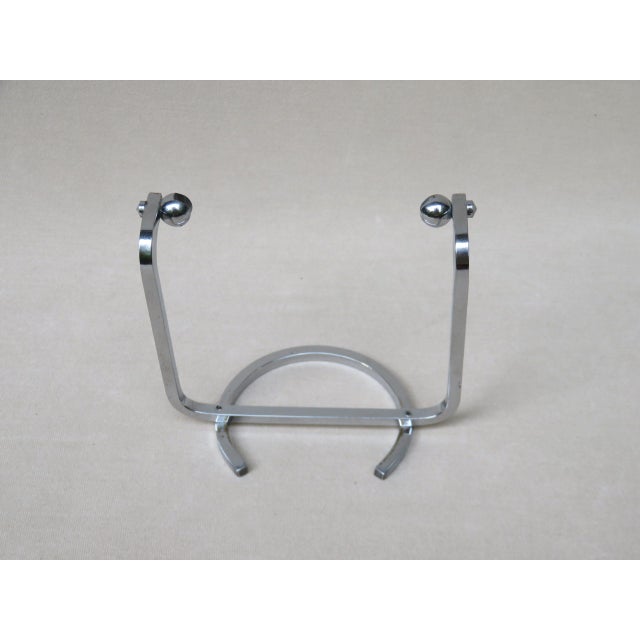 Vintage Art Deco French Chrome-Plated Picture Frame, 1920s For Sale - Image 10 of 18