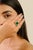 Certified 7.45Ct Zambian Emerald & 1.01Ct Diamond Halo Ring in 14k Yellow Gold Size 6 For Sale In New York - Image 6 of 17