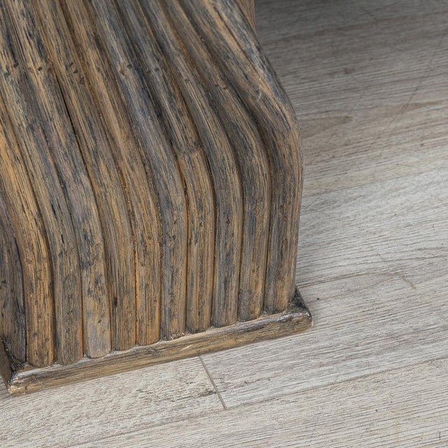 20th Century American Dining Table & Chairs by McGuire, 1970s, Set of 5 For Sale - Image 14 of 18