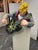 Bondene Allen Ceramic Figural Rock Star Sculpture + Pedestal Stand, Circa 1989 For Sale - Image 11 of 12