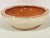 Contemporary Large Vintage Glazed Ceramic Bowl in Cream and Salmon For Sale - Image 3 of 12
