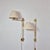 Adjustable Brass Wall Lamps with Linen Shades, 1980s, Set of 2 For Sale - Image 9 of 14
