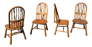 Welsh Stick Back Chairs, Set of 4