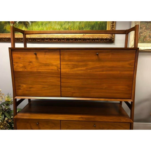 West Elm Teak Hutch/Credenza/Sideboard Chairish