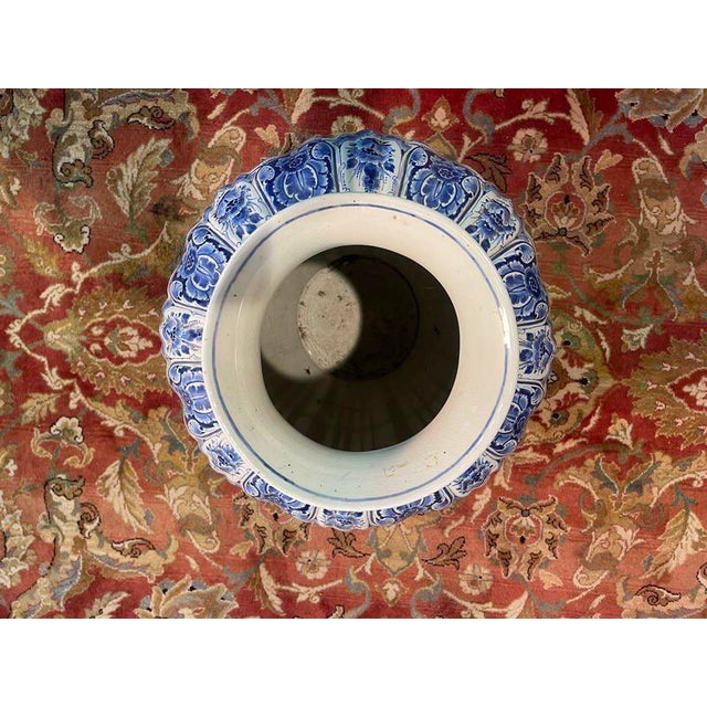 Delft Vase in Ceramic For Sale - Image 5 of 6