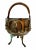 Mid 20th Century Copper Pot With Brass Accents and Handle For Sale - Image 5 of 7