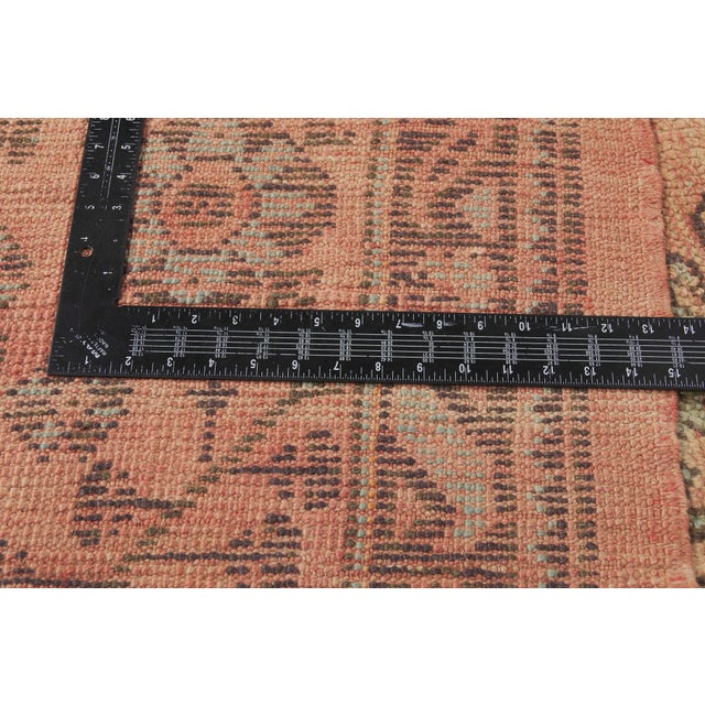Textile Antique Turkish Oushak Rug, 11'09 X 11'02 For Sale - Image 7 of 10