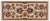Shabby Chic Ziegler Beige/Red Wool Runner Rug- 2'2'' X 5'0'' For Sale - Image 9 of 10