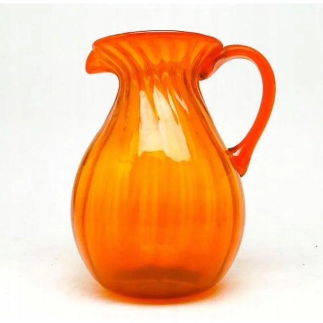 1970s Postmodern Jug from Cracow Glassworks, Poland, 1970s For Sale - Image 5 of 5