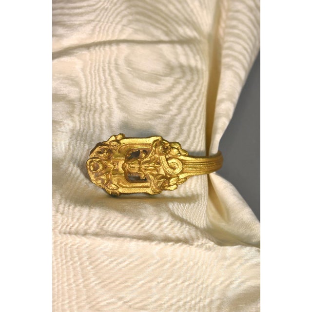French Louis XVI Style Bronze Curtain Tie-Backs, 1890s, Set of 2 For Sale - Image 13 of 15