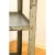 Industrial steel 3-shelf table with butcher block top. Unknwon designer