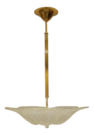 Rosanna Toso "Graniglia" Murano Glass Pendant Lamp, Mid-Century Modern
