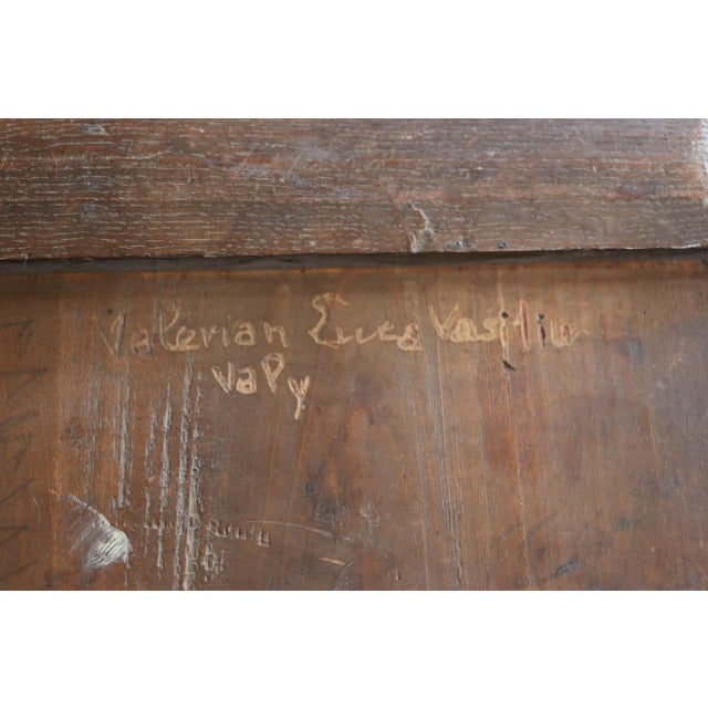 Antique 19th Century Hand Painted Russian Icon Art For Sale - Image 10 of 12