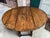 Antique English Wake Dining Table Drop Leaf Barley Twist Jacobean Oak Console For Sale - Image 12 of 18