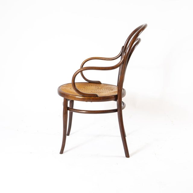 No. 14 Armchair by Michael Thonet for Gebrüder Thonet, 1900s For Sale - Image 3 of 13