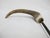 Carved Deer Antler Grim Reaper Face Hidden Blade Folk Art Walking Stick Cane For Sale - Image 9 of 12