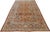 Brown Antique Mahal Rug, Handmade Oriental Rug, Light Green, Rust, All-Over Design For Sale - Image 8 of 17