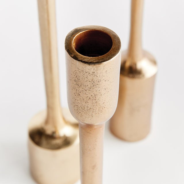 Metal Inge Taper Holders, Set Of 3 For Sale - Image 7 of 7