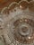Vintage Tiffin-Franciscan Bullseye Pressed Glass Punch Bowl Set With 12 Cups & Original Ladle For Sale - Image 10 of 15