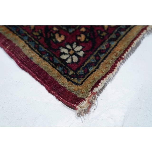 Textile Late 19th Century Antique Kerman Rug 9'8'' x 14'6'' For Sale - Image 7 of 12