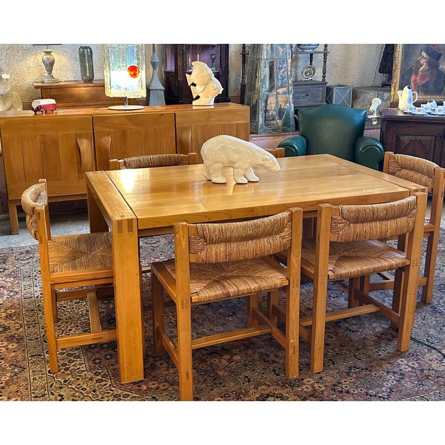Sideboard in Oiled Elm from Maison Regain, 1970s For Sale - Image 8 of 13