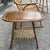 Mid 20th Century Vermont Tubbs Snowshoe Caned Double Rocker Bench Settee & Side Tables, 3 Pieces For Sale - Image 11 of 11