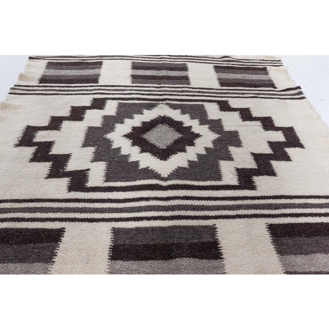 Early 21st Century European Folk Stamverband VI Goat Hair Rug by Doris Leslie Blau For Sale - Image 5 of 9
