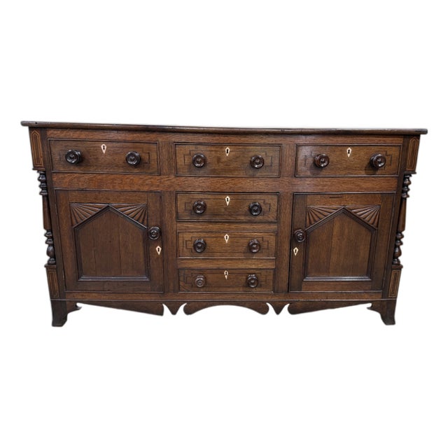Early 19th Century English Dresser Base For Sale