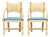 Late 20th Century Attributed John Hutton, Pair of Rattan Armchairs For Sale