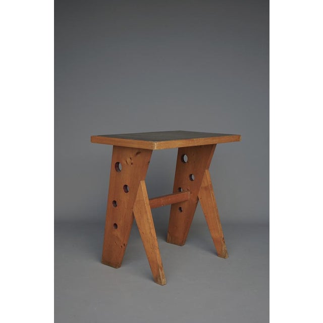 Small Mid-Century Modernist French Desk, 1950s For Sale - Image 12 of 12