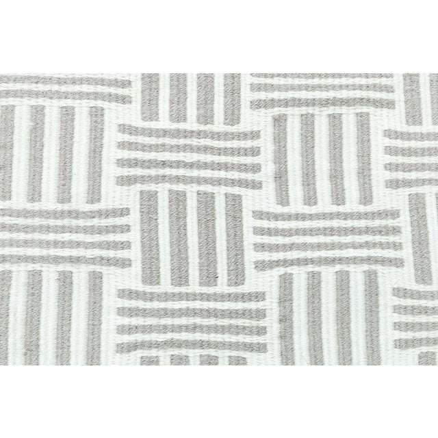 Gray Modern Flat Weave Rug by Doris Leslie Blau For Sale - Image 8 of 9