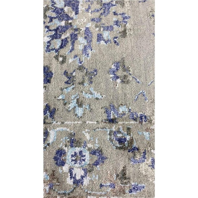 1990s Handwoven Indian Agra Area Rug 10x14 For Sale - Image 9 of 10