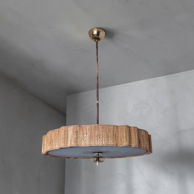Pendant Lamp by Paavo Tynell & Kyllikki Salmenhaara, 1940s For Sale - Image 10 of 18