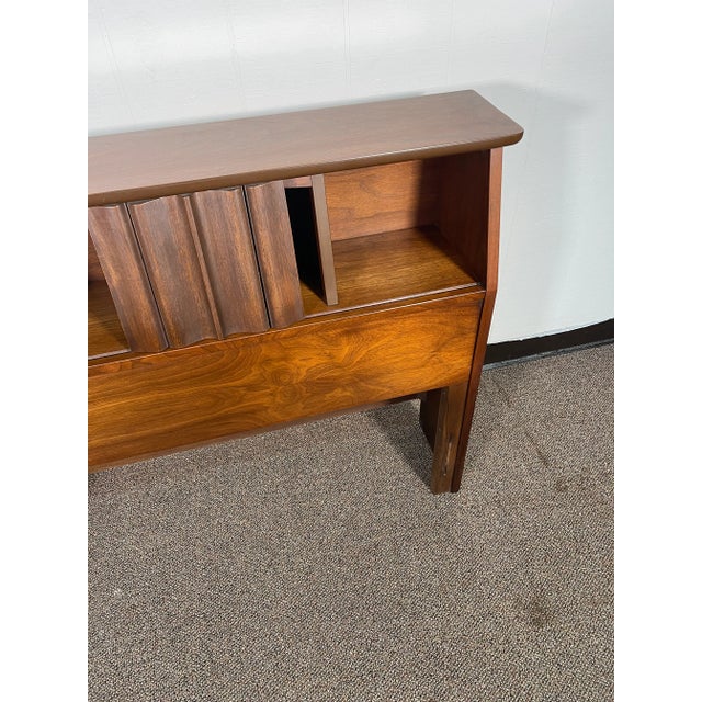 Mid 20th Century Mid Century Modern Twin Headboard With Storage For Sale - Image 4 of 12