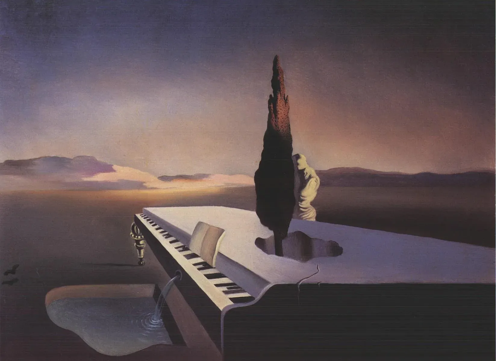2000 Salvador Dali Necrophiliac Spring Flowering from Piano With