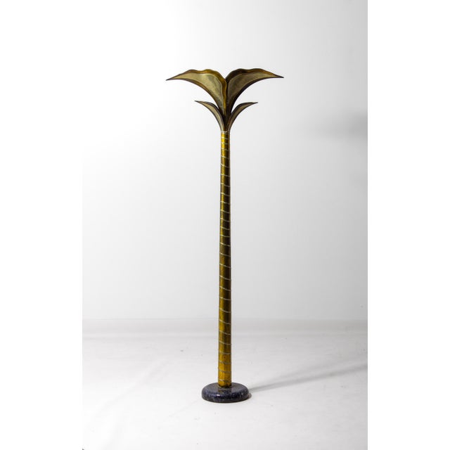 Rare dimmable palm floor lamp by Henri Fernandez for Honoré Paris, 1970s. Henri Fernandez (born 1946) is a French sculptor...