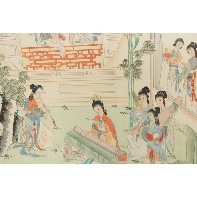 Chinese School Framed Print, Musicians For Sale - Image 11 of 18