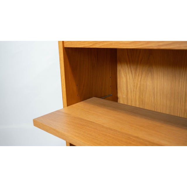 1980s Charles Webb White Oak Bookcase For Sale - Image 10 of 15