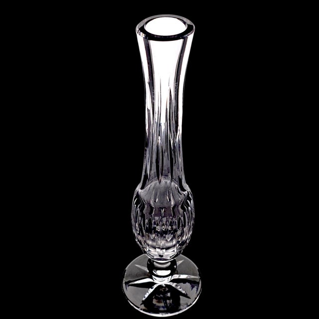 Waterford Crystal Waterford Crystal Footed Bud Vase Vases & Urns Collection 9.25" For Sale - Image 4 of 17