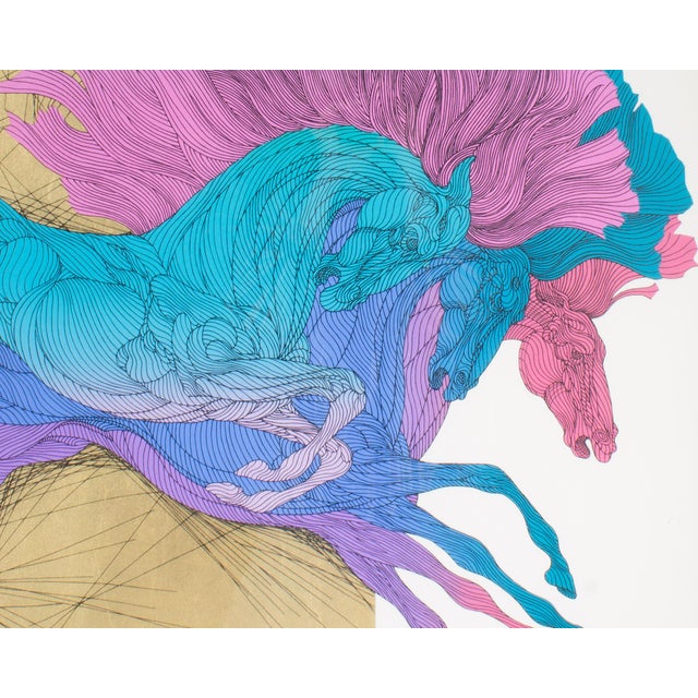 Guillaume Azoulay 2019 “Le Saut” Serigraph Print by Guillaume Azoulay For Sale - Image 4 of 9