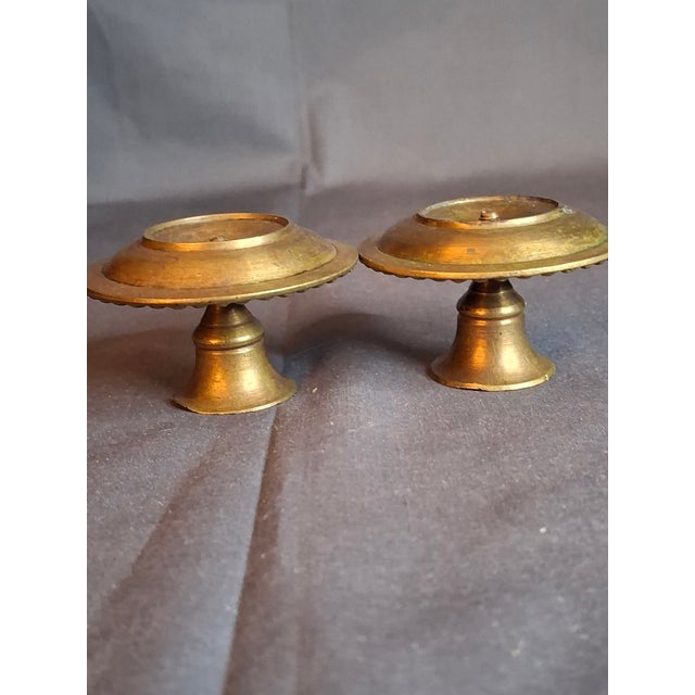 18th Century Museum-Grade Kabbalistic Assemblage: 18thC Inscribed Healing Mortar, Agla Amulet Tray & Travel Shabbat Candlesticks For Sale - Image 5 of 18