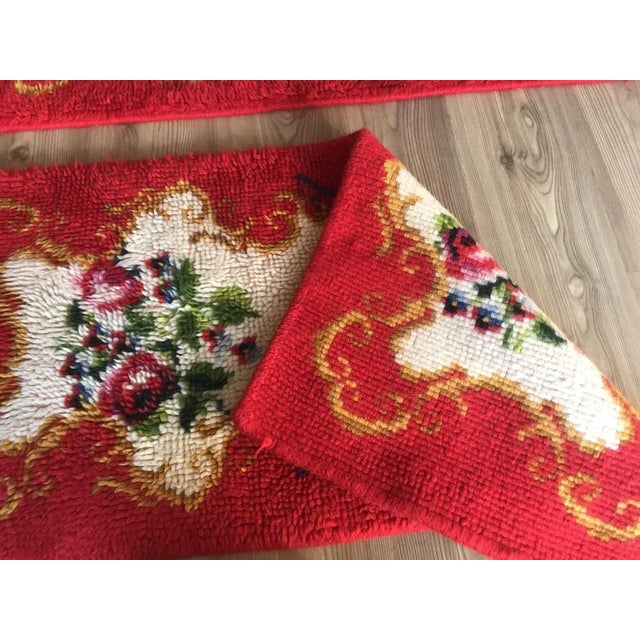 Small Colorful Rugs in Thick Wool, 1970s, Set of 2 For Sale - Image 9 of 15