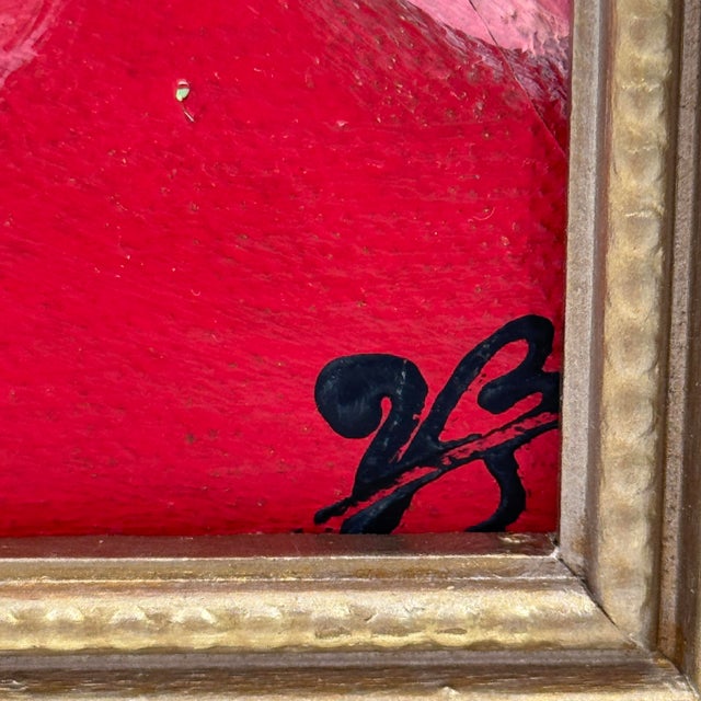An expressive original painting by Tampa-based contemporary artist Valerie Zuñiga, whose work explores womanhood,...