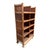 American Early 20th Century Maine Shoe Factory Numbered Wood Rolling Cubbies / Industrial Shelving Cart For Sale - Image 3 of 18
