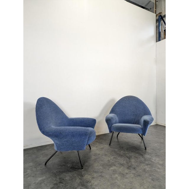 Model 770 Armchairs by Joseph André Motte for Steiner, Set of 2, in Very Good conditions.