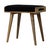 Velvet Upholstered Footstool With Wooden Tray Frame For Sale - Image 4 of 8